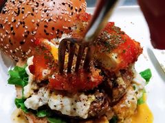 炸蛋汉堡-Lets burger非常汉堡·环球风味(蓝色港湾店)