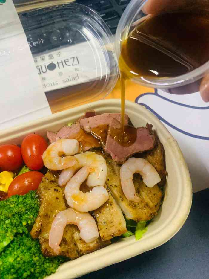 缤果盒子轻食沙拉(八一店)-"在这家前后也下单好几次外卖啦,总体感觉