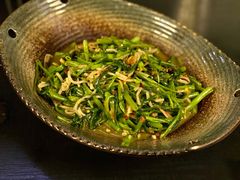 酸笋炒空心菜-浩海火燒雲傣家菜(静安芮欧店)