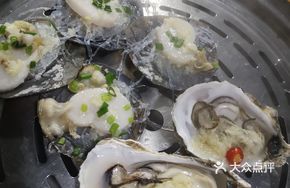 Steam-baked Scallops