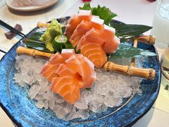 三文鱼厚腩切-云璟高空铁板烧·料理·生日宴·聚会团建(福田灯光秀店)