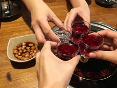 黑加仑子烧酒-包装马车·韩国料理·포장마차