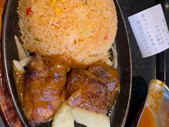 铁板菠萝鸡扒炒饭-大家乐(东莞虎门店)