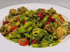 老虎菜拌扇贝-郑庄脂渣海鲜楼(九水路店)