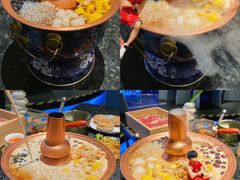 奶茶爆珠火锅冰粉-王家渡火锅店(棕榈泉店)