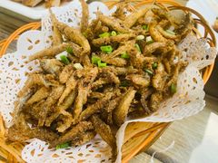 椒盐小河鱼-炊烟·山房菜