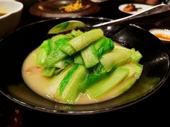 家烧龙牙白菜-杭州西子湖四季酒店·金沙厅