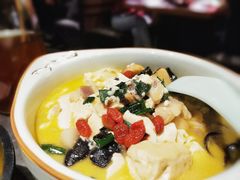 鸡汁蜂巢豆腐煲-炭舍干锅·烤鱼(扬名广场店)