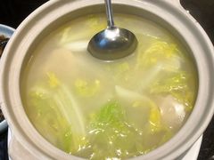 鱼丸菌菇白菜心砂锅-皇饭儿·王润兴酒楼(河坊街店)