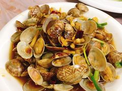姜葱炒花蛤-阿杰臻选海鲜饭店(普陀山店)