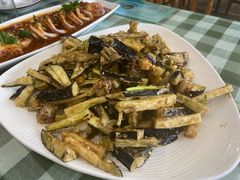茄子拌扇贝-华圆美食-老蓬莱菜(蓬港路店)