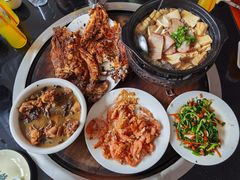 -北京龙庆四季香农家饭庄·灶台鱼·碳烤虹鳟鱼(龙庆峡店)