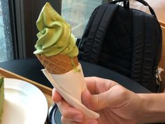 抹茶慕斯-36抹茶·千层与鲜果茶(欢乐海岸店)