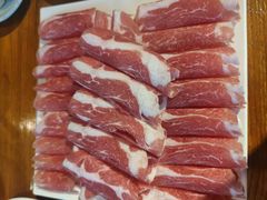 羊上脑肉-義聚德·清真铜锅涮羊肉·烧烤(河东店)