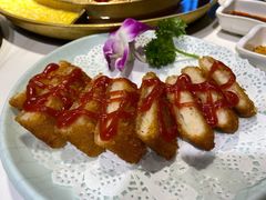 虾饼-猪啊牛呀羊啊铜盘烤肉(正大广场店)