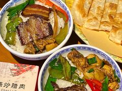 -廖师傅大蒜炒腊肉(袁家岭店)