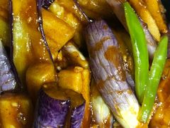 鱼香年糕炒茄子-涌上外婆桥(南塘店)