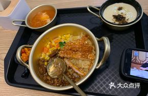 Braised Pork and Chicken Cutlet Rice