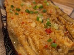 炭烤茄子-探鱼·鲜青椒爽麻烤鱼(苏宁广场店)