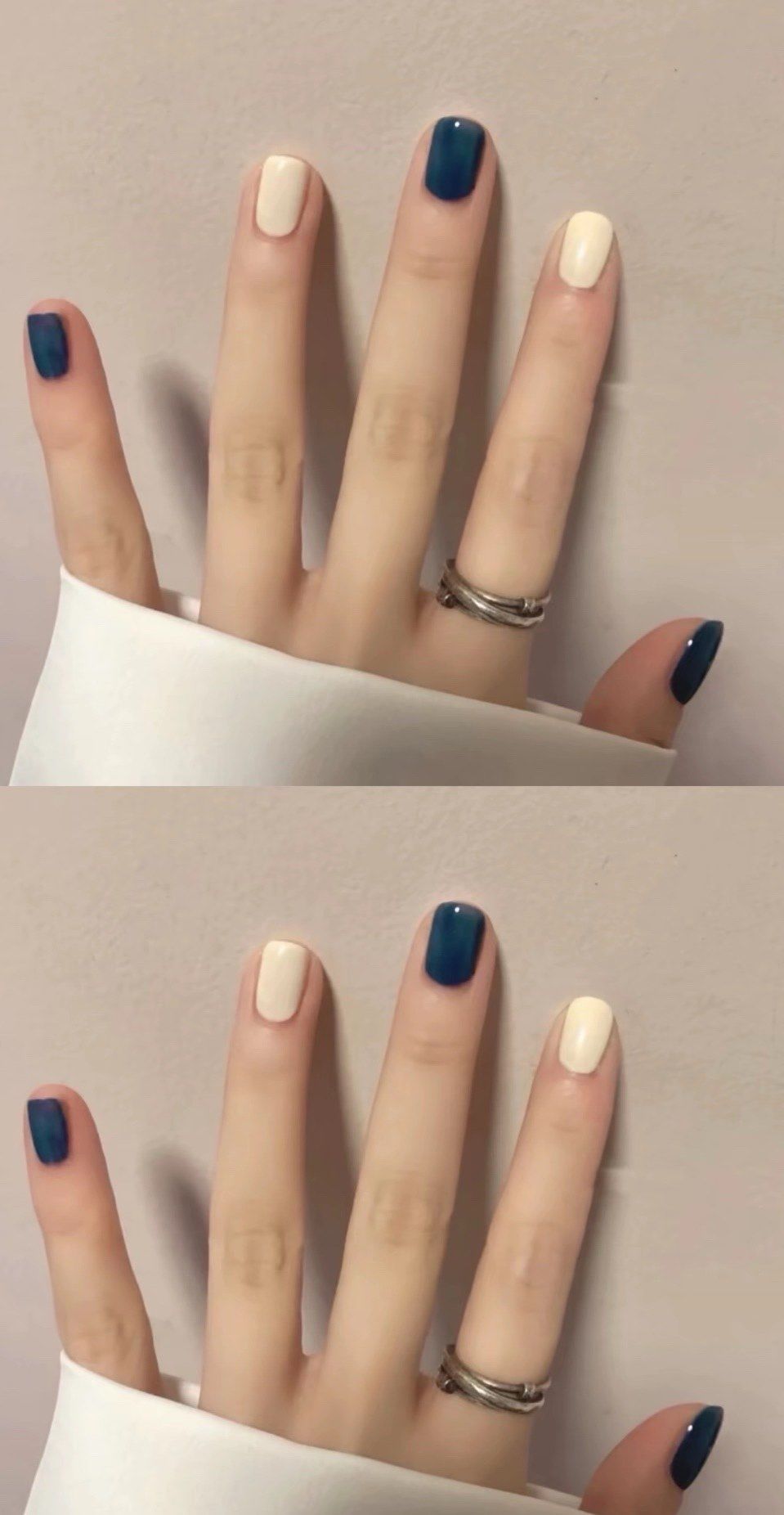 撞色美甲跳色美甲 #秋冬美甲跳色 #脚部美甲跳色 #夏天美甲跳色