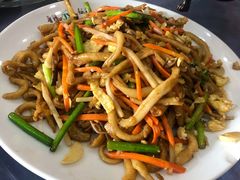 木须炒拨鱼-晋阳饭庄(虎坊桥店)