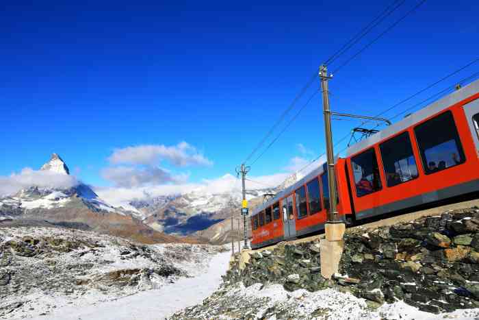 戈尔内格拉特登山火车-"可以从zermatt(采尔马特)坐小火车.