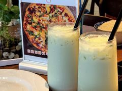 薄荷冰牛乳-又鸟pizza海南鸡饭(假日广场店)