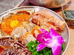 -明洞阿姨·韩式酱蟹烤肉·创意料理(三元桥店)