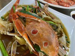 姜葱炒花蟹-明记海鲜大排档(巽寮湾店)