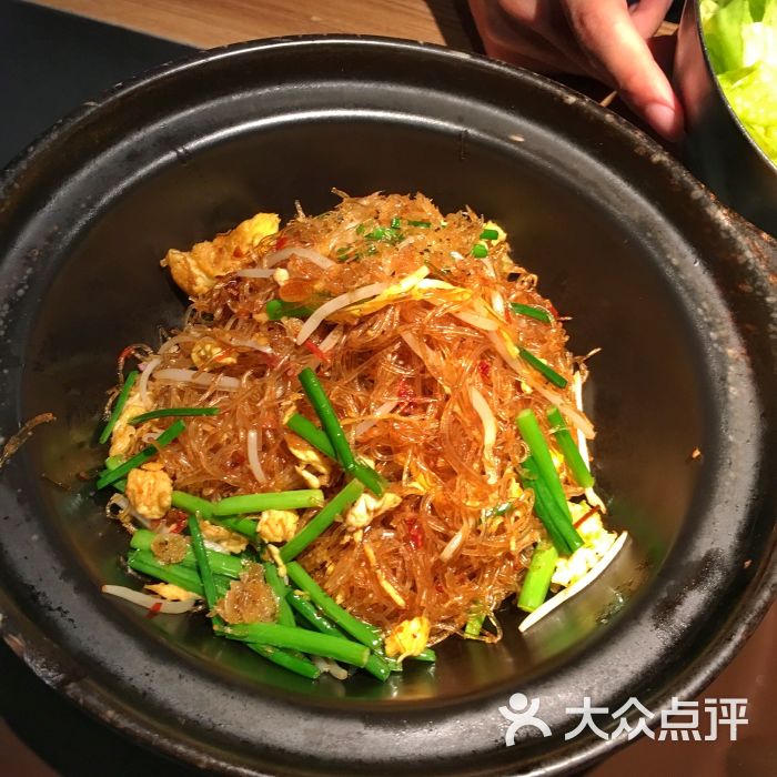 白虾酱小炒粉丝