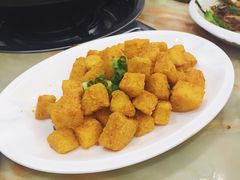 咸蛋黄炒茄子-李师傅脆肚(梅林店)