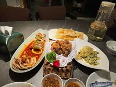 虾仁肉锅贴-前海沿·青岛菜(大拇指广场石老人店)