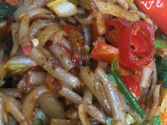 炒豆皮-老周夜市(航空路店)