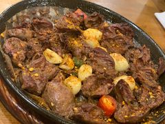 料理烤嫩鸡心-老东镇啤酒屋海鲜加工·蒸汽海鲜·海鲜烧烤(台东店)