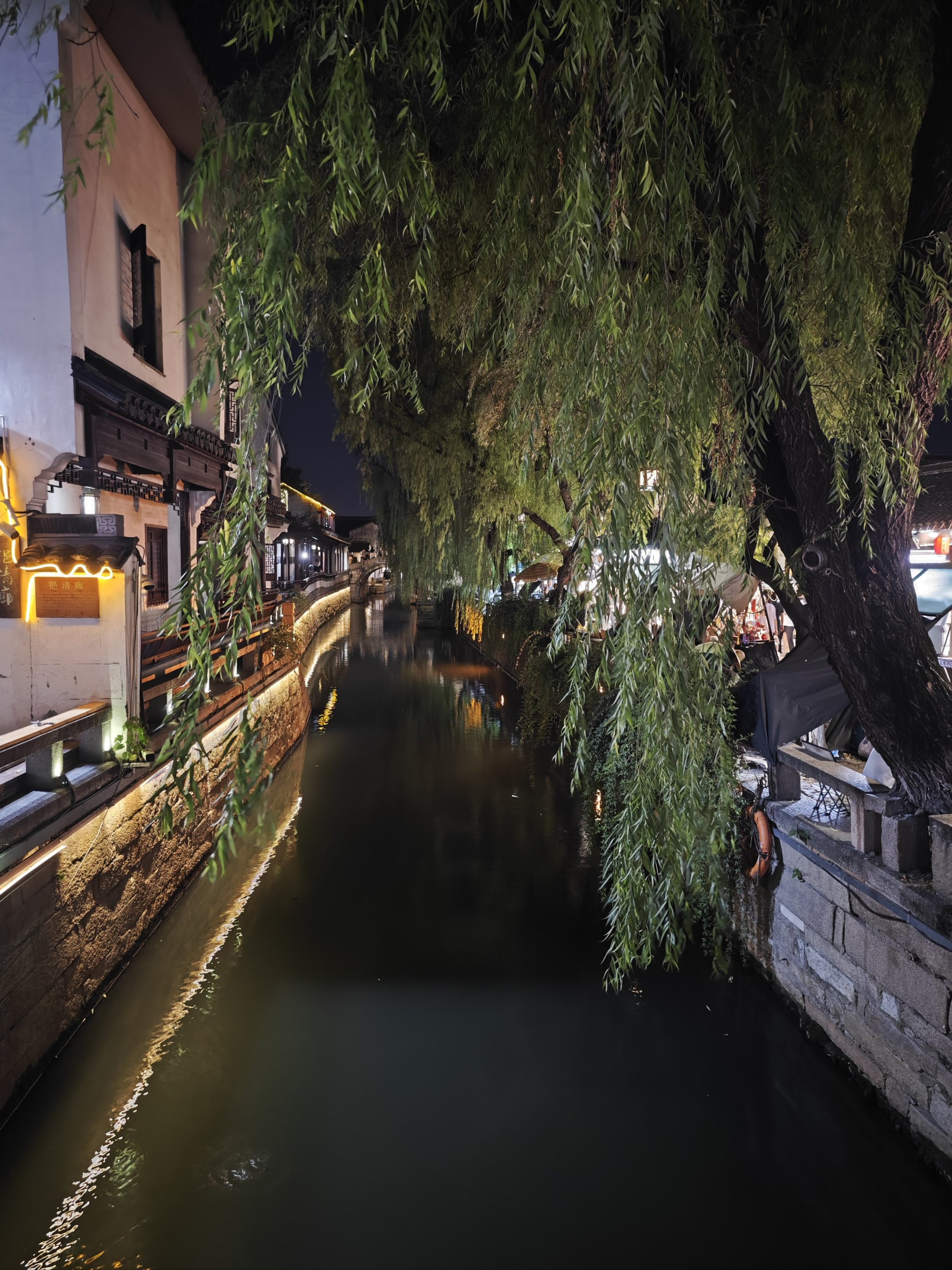 苏州夜景平江路图片