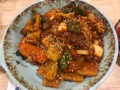 泡菜炒鱿鱼-쌍화점 霜花店·朝鲜族料理(徐家汇店)
