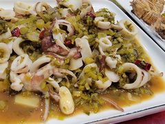 酸菜炒鱿鱼-温岭人家(红花北路店)