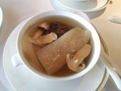 野竹笙松茸炖菜胆-金轩中餐厅 Jin Xuan(浦东丽思卡尔顿酒店)