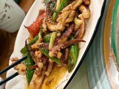爆炒鱿鱼-盈田盈粥庄(博山东路店)