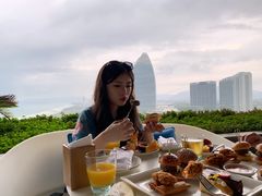 -海棠湾仁恒皇冠度假酒店-270°海景餐厅