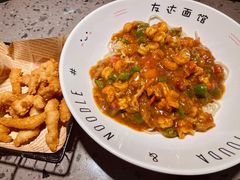 小龙虾尾拌面-友达面馆(海珠店)