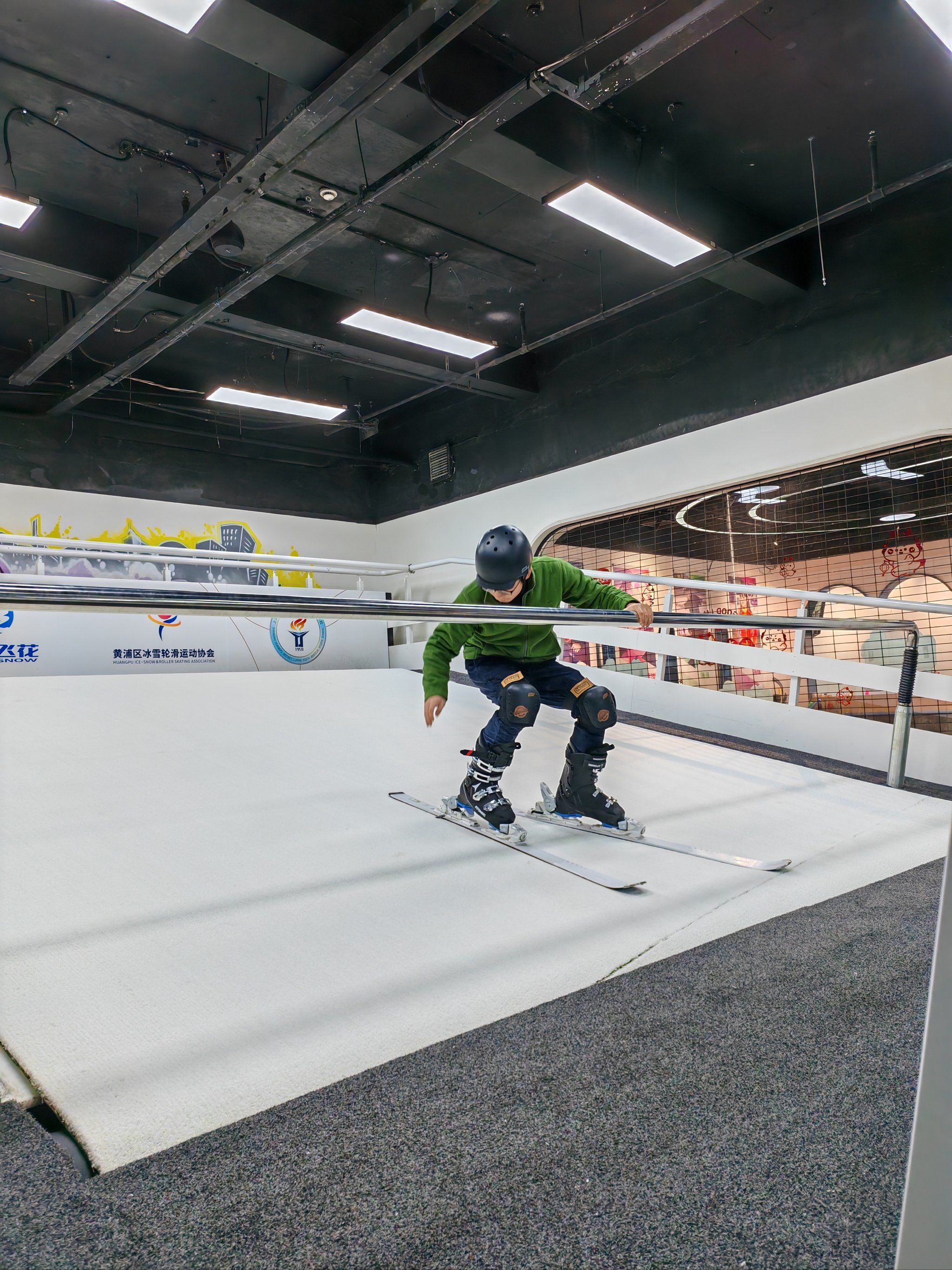室内滑雪的乐趣✨