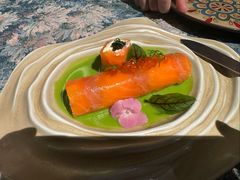 烟熏挪威三文鱼卷配红鱼籽酱-格鲁·秀色Georgia’s Feast