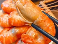 花雕熟醉大头虾-李百蟹·蟹黄面·江景餐厅(外滩·豫园店)