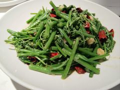 炝炒南瓜苗-花椒笑成都小馆(百脑汇店)
