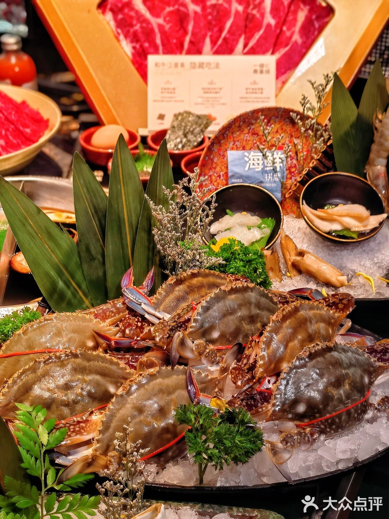 第一个想到来一绪吃梭子蟹自助的是甜菜！！！