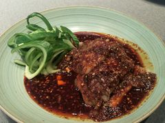 蒜泥白肉配瓜丝-柴门头啖汤·经典川菜·慢火汤品(锦城万达店)