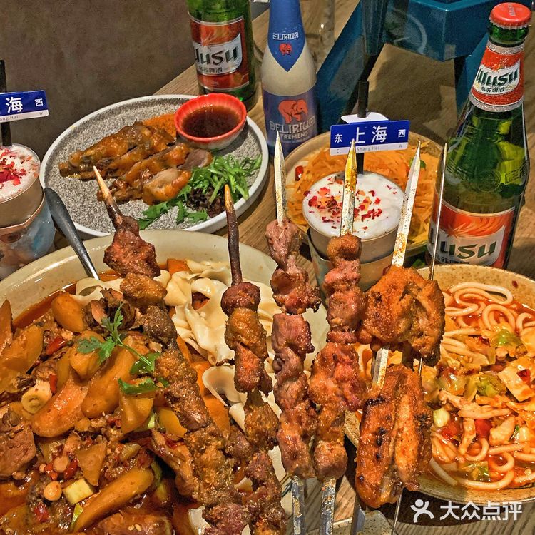 上海探店｜南京路步行街新疆菜！羊肉这样吃香