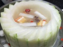 -得意咚瓜·顺德鱼生·冬瓜火锅(深圳首店)