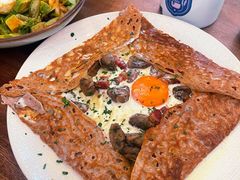 鸡蛋蘑菇熏肉荞麦可丽饼-RAC BAR(安福路店)